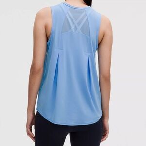 NWOT Lululemon Sculpt Cropped Tank Top, Blue, Size: 2